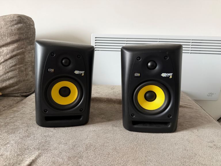 Pair of KRK Rokit 5 RGB Studio Monitors – Great Condition