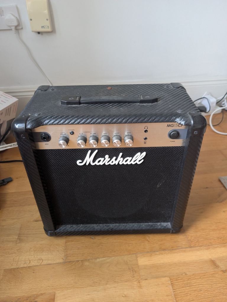 Marshall MG-15CF Guitar Amplifier - Black, Good Condition