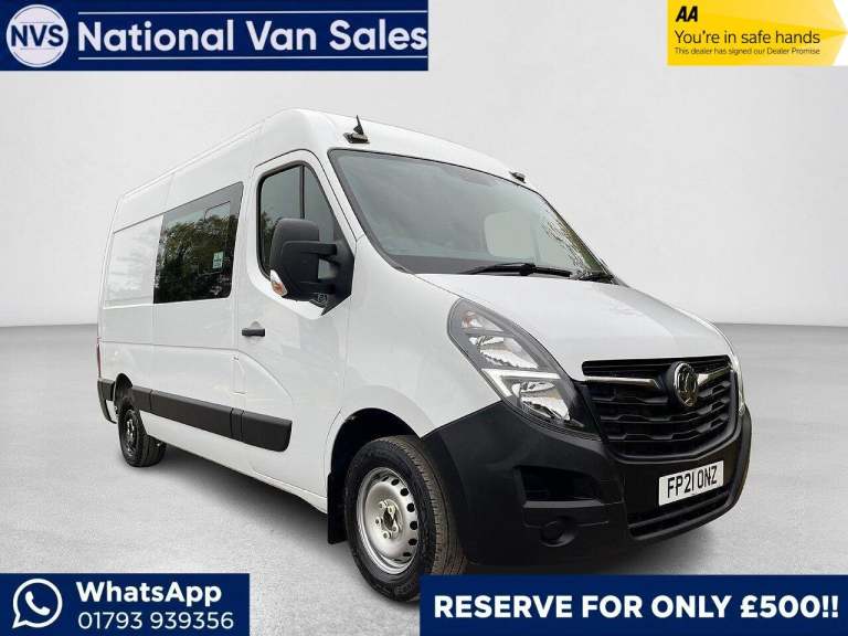 2021 Vauxhall Movano 2.3 CDTi 3500 BiTurbo Edition FWD L2 H2 Euro 6 5dr PANEL VAN Diesel Manual