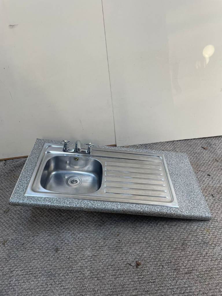 Kitchen Sink Counter Unit - Grey