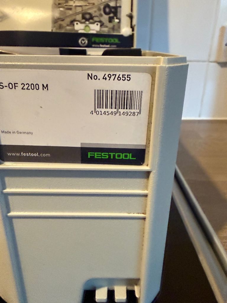 Festool ZS-OF 2200 M Router Accessory Set OF2200 Copy Ring Guide Bush Systainer