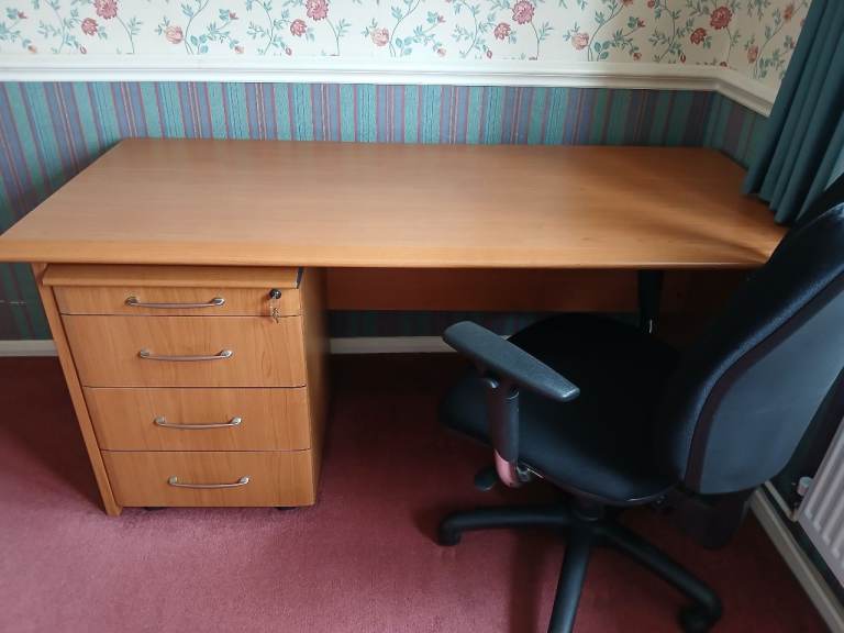 Desk and chair