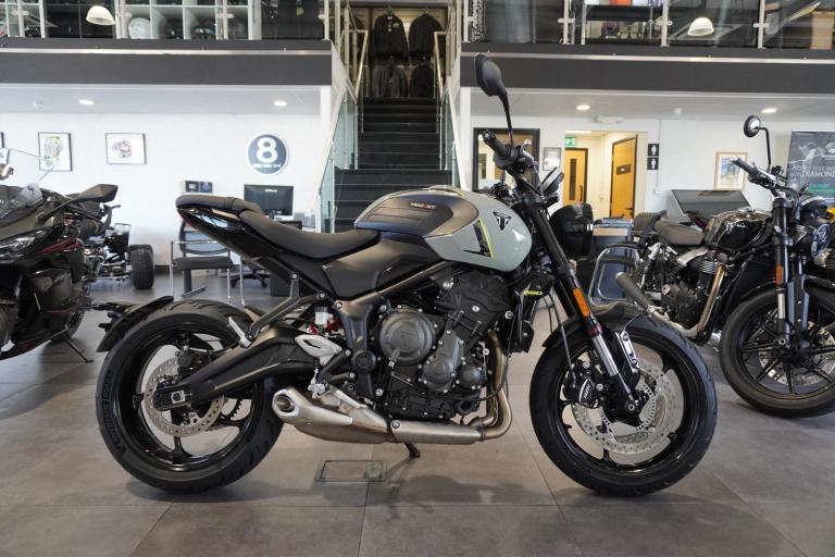 Triumph Trident 660, 2026, Stone Grey. IN STOCK NOW Only £7945. 