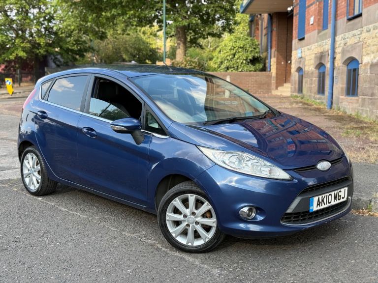 2010 Ford Fiesta 1.6 TDCI Zetec 5dr Hatchback Blue - £20 Yearly Road Tax!