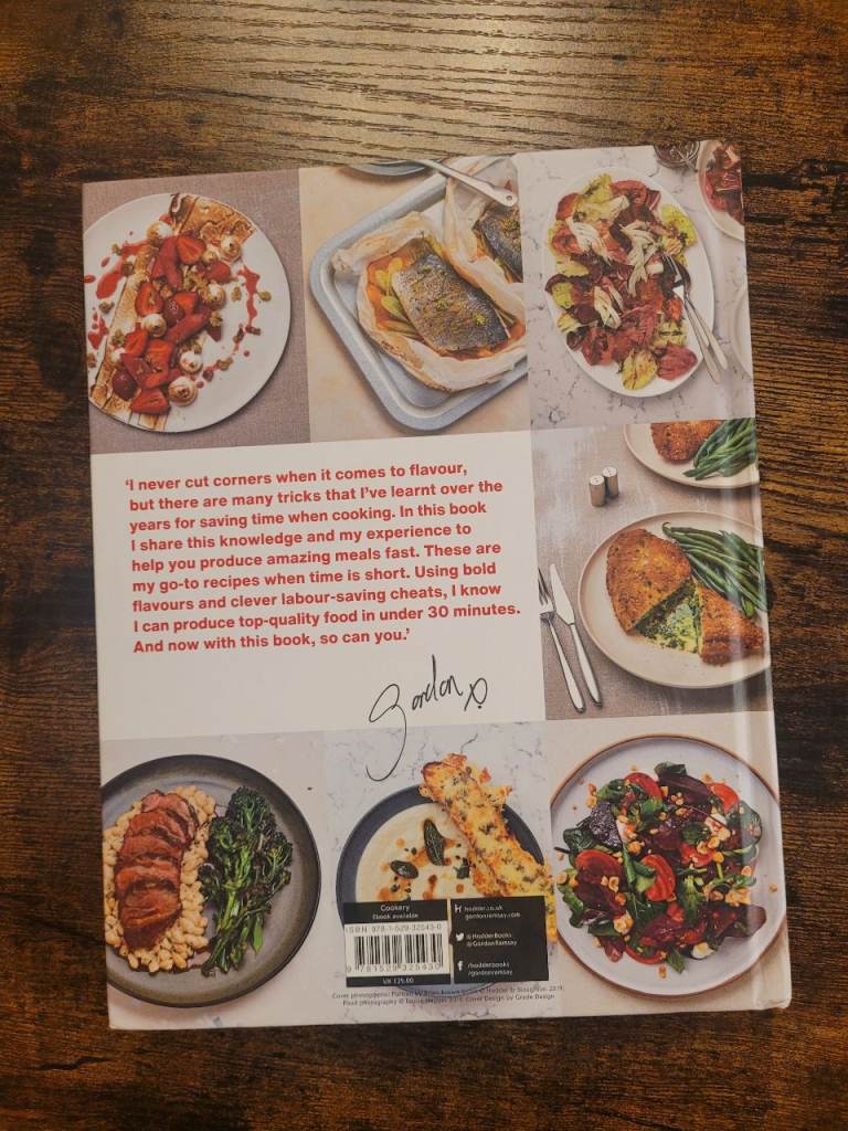 Gordon Ramsay Quick and Delicious Cookbook – Like New | in Walthamstow ...