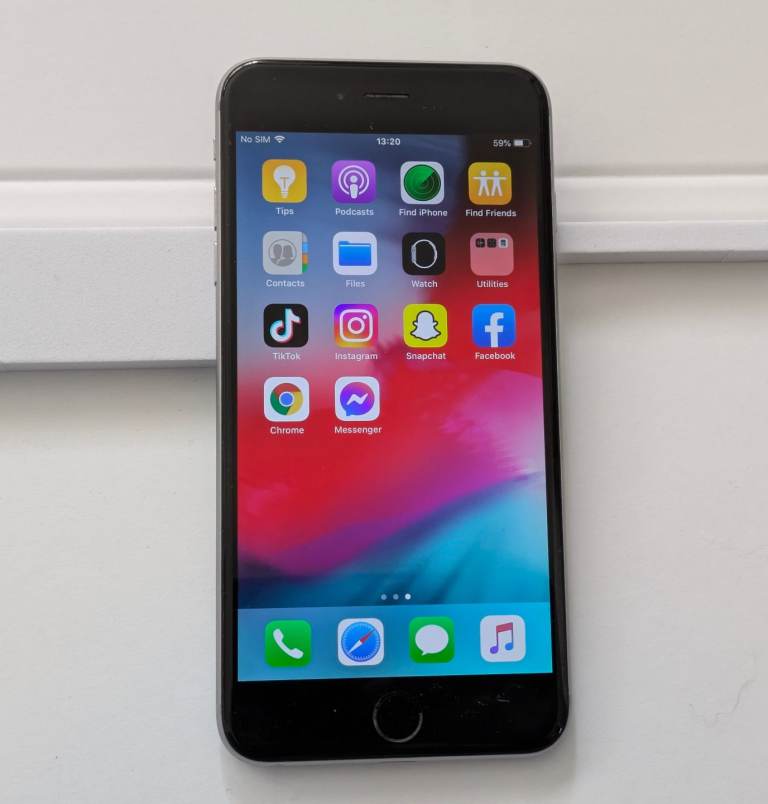 Unlocked iPhone 6 plus 64gb iOS 12 cheap phone for work, business, or personal use 