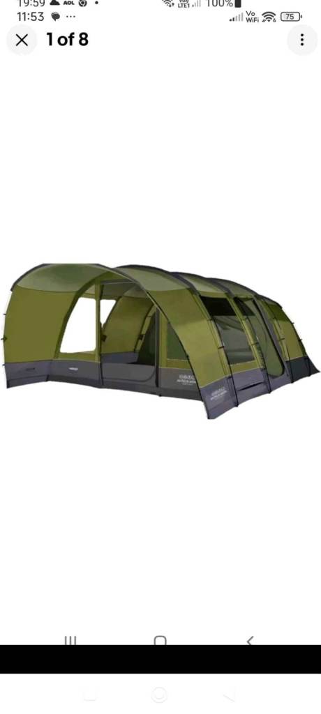 Large Green Family Tent – Good Condition