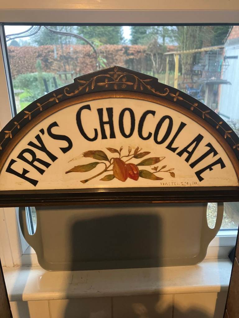 Fry's Victorian Antique Chocolate Display Cabinet (For Restoration) 