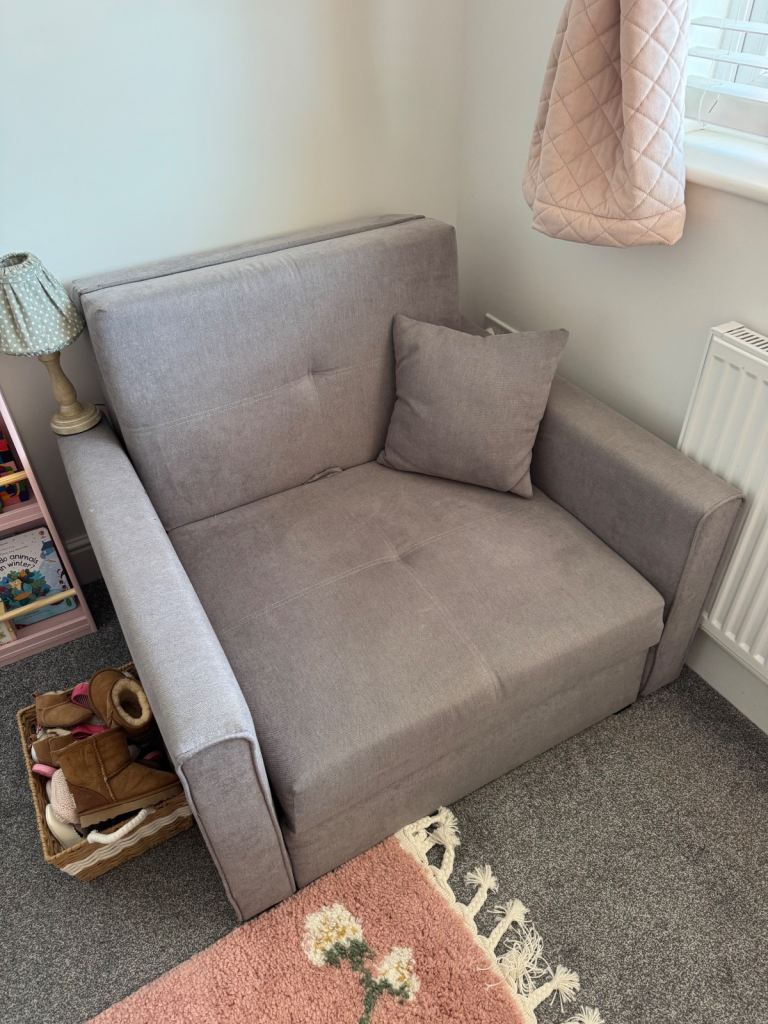 image for Chair - Pull out bed, Grey