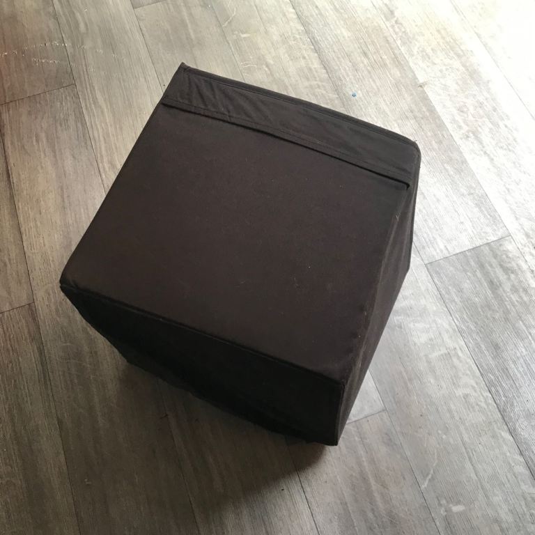 Black Fabric Storage Box / Cube – Good Condition x 30