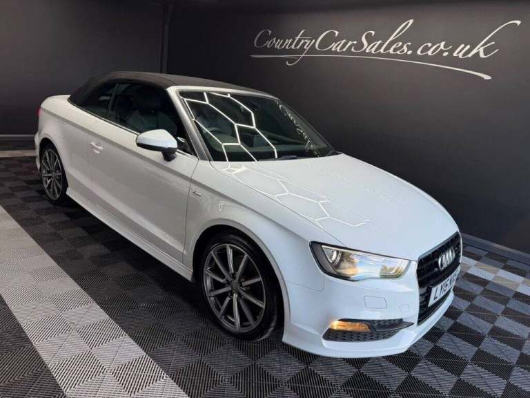 2015 Audi A3 Cabriolet 2.0 TDI S line Convertible 2dr Diesel S Tronic Euro 6 (s/s) (150 ps) Conve...