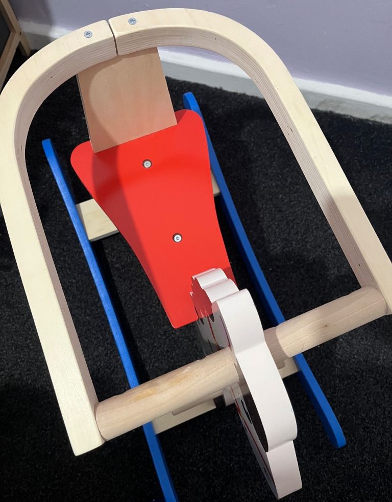 Wooden rocking horse toy for sale (like new)