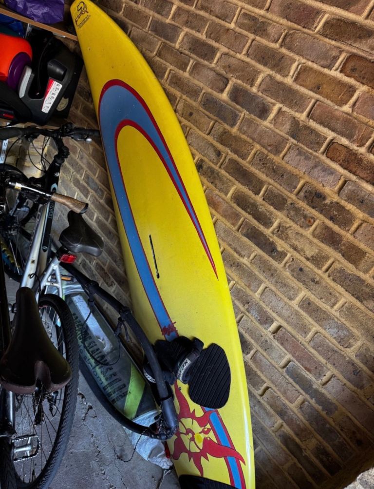 Windsurfer sail and boom 