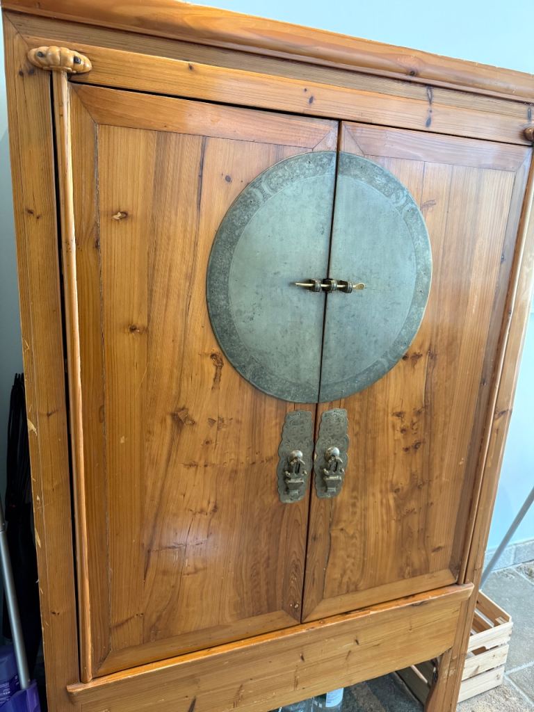 Antique Asian Wooden Cabinet - Amazing Condition
