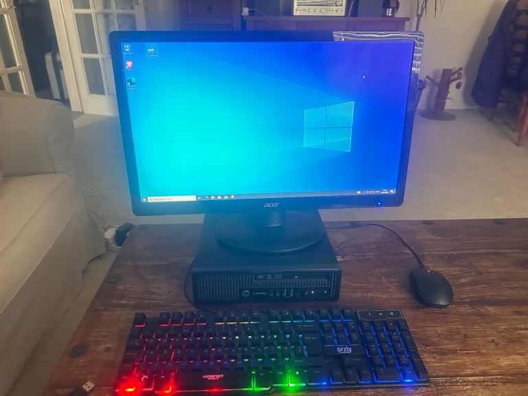 HP EliteDesk 800 G1 Complete PC Set – Ready to Use!