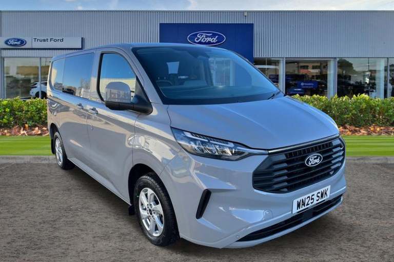 2025 Ford Transit Custom 2.0 EcoBlue 136ps H1 Double Cab Van Limited Auto PANEL VAN DIESEL Automatic