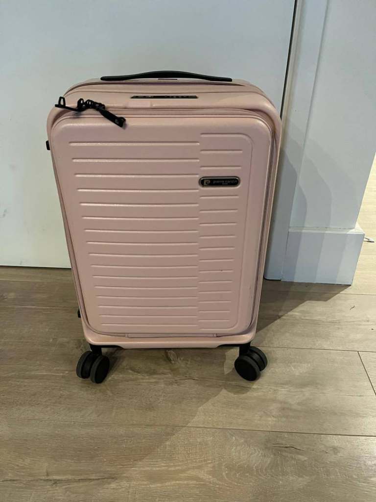 Pierre Cardin spinner expandable suitcase hand luggage 
