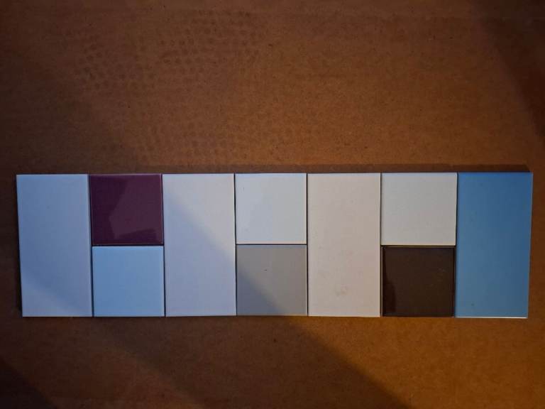 Various Colour Ceramic Tiles - New