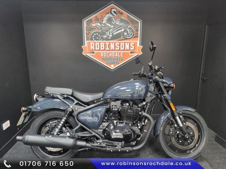 2026 26 Royal Enfield Shotgun 650 with 44 miles. Our ex demo machine