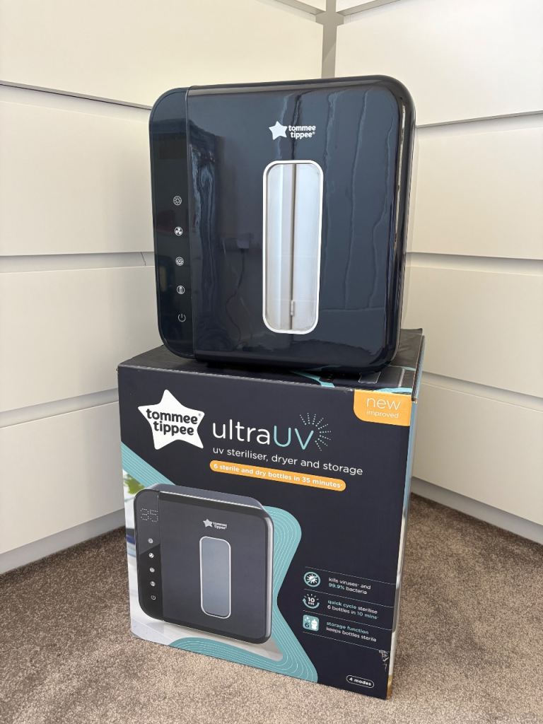 Tommee Tippee Ultra UV Steriliser, Dryer & Storage - Black