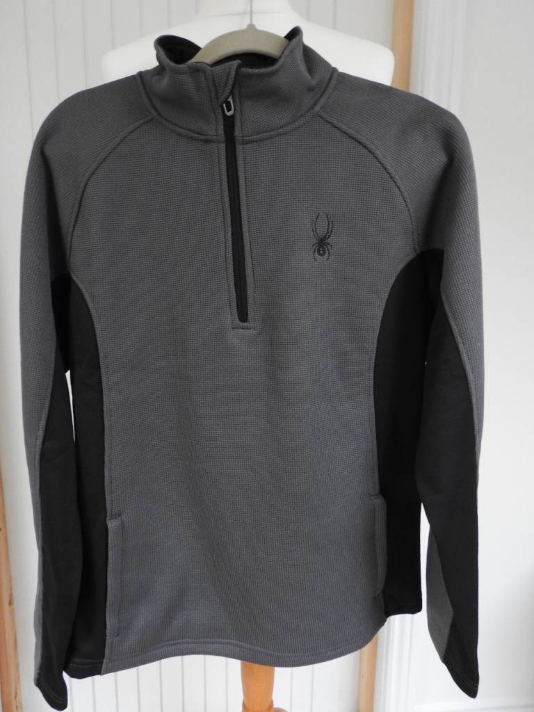 SPYDER FLEECE - Men's size: M - Grey/black - New (Other)