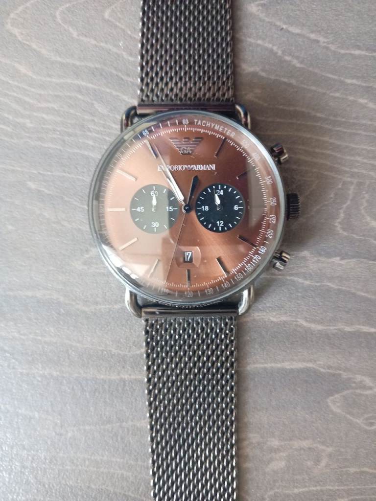 Here is my emporio armani watch 