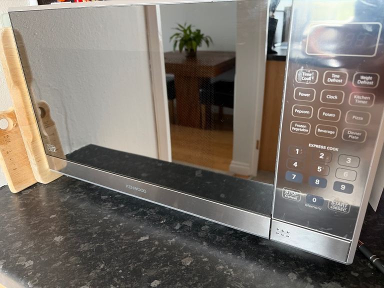 Kenwood Microwave Oven - Silver, Good Condition