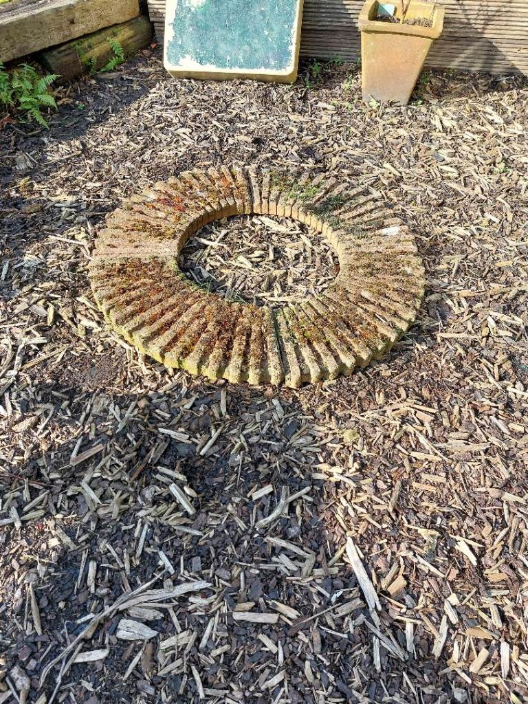 Old concrete circle 