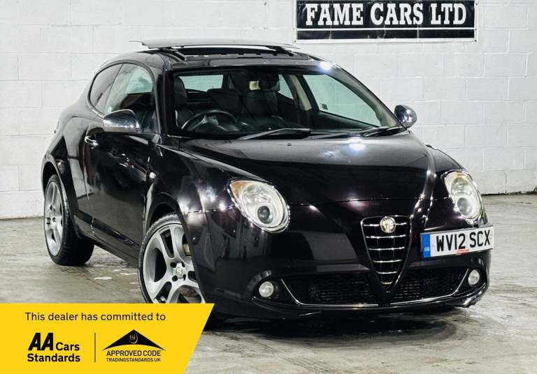 2012 Alfa Romeo MiTo 1.4 TB MultiAir Distinctive TCT Euro 5 (s/s) 3dr HATCHBACK Petrol Automatic
