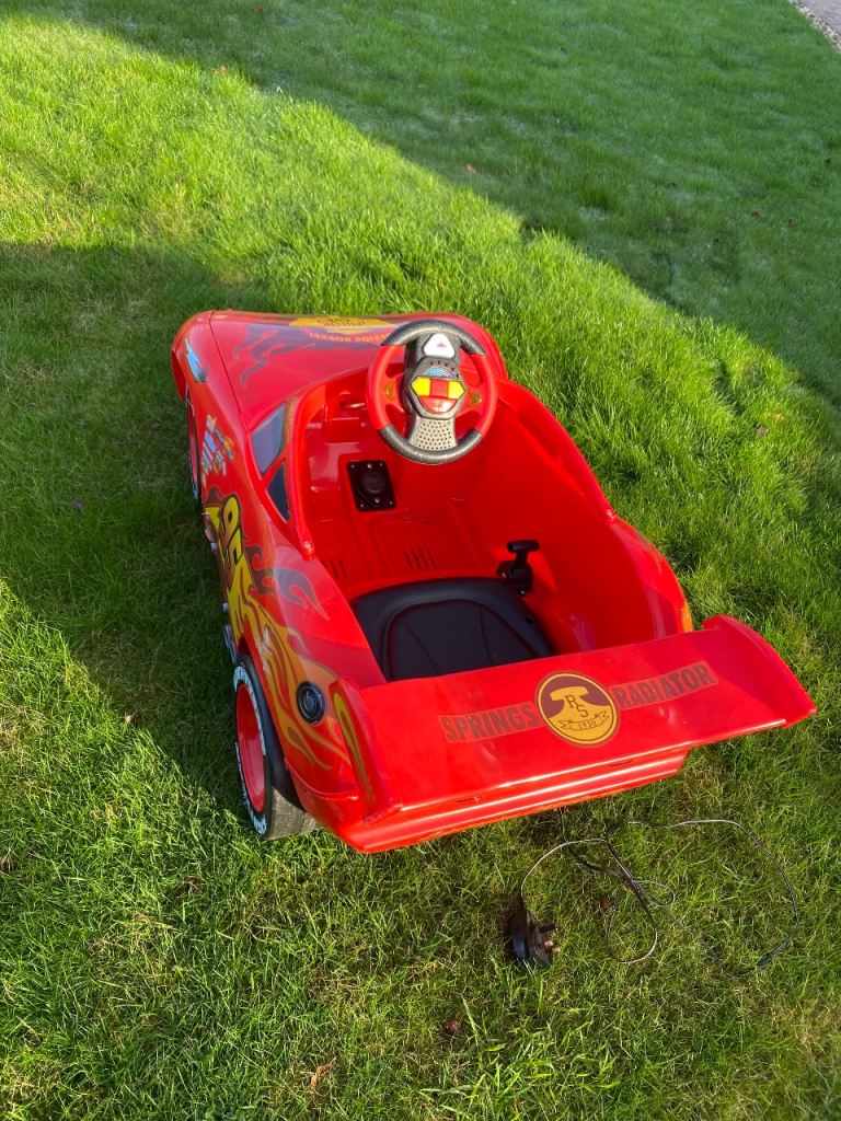 FREE Lightning McQueen ride on electric car