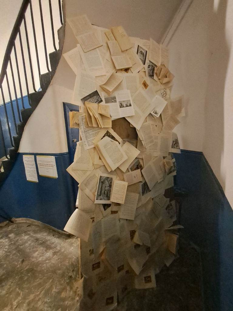 Large book wall - Halloween/wedding backdrop?