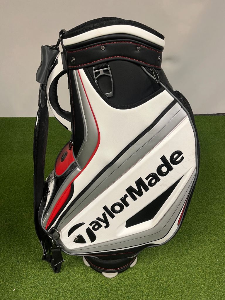 TAYLORMADE TOUR BAG. HOOD & STRAP. GOOD CONDITION FREE UK DELIVERY