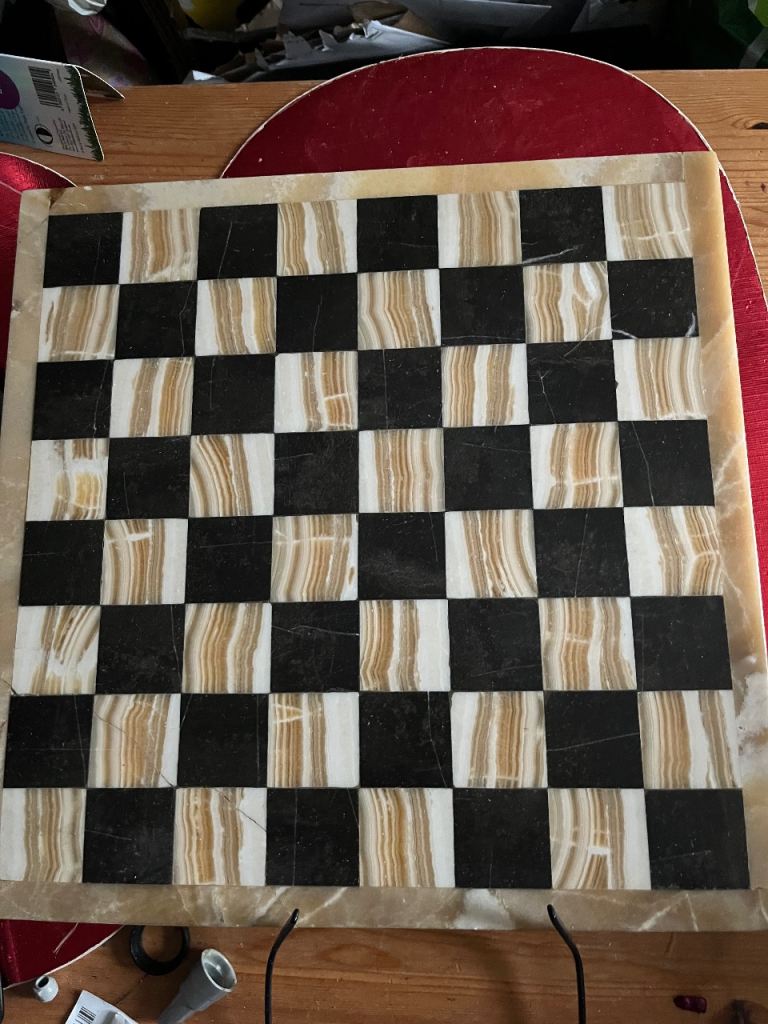 Marble chessboard 
