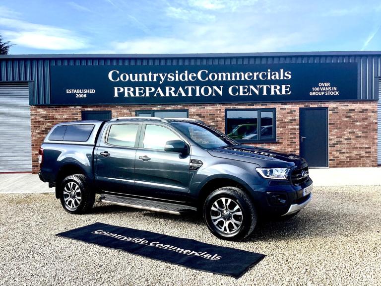 2021 Ford Ranger 2.0TDCI WILDTRAK 215BHP PICKUP / CREW CAB / REAR CANOPY / ONE OWNER  PICK UP Die...
