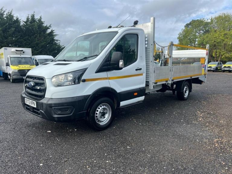 2022 Ford Transit 350 LEADER DROPSIDE ECOBLUE WITH TAIL LIFT Dropside Diesel Man
