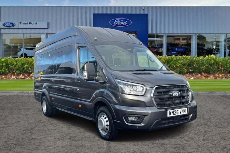 2025 Ford Transit 460 Limited AUTO L4 H3 ELWB High Roof 17 Seat Minibus RWD 2.0 EcoBlue 165ps Min...