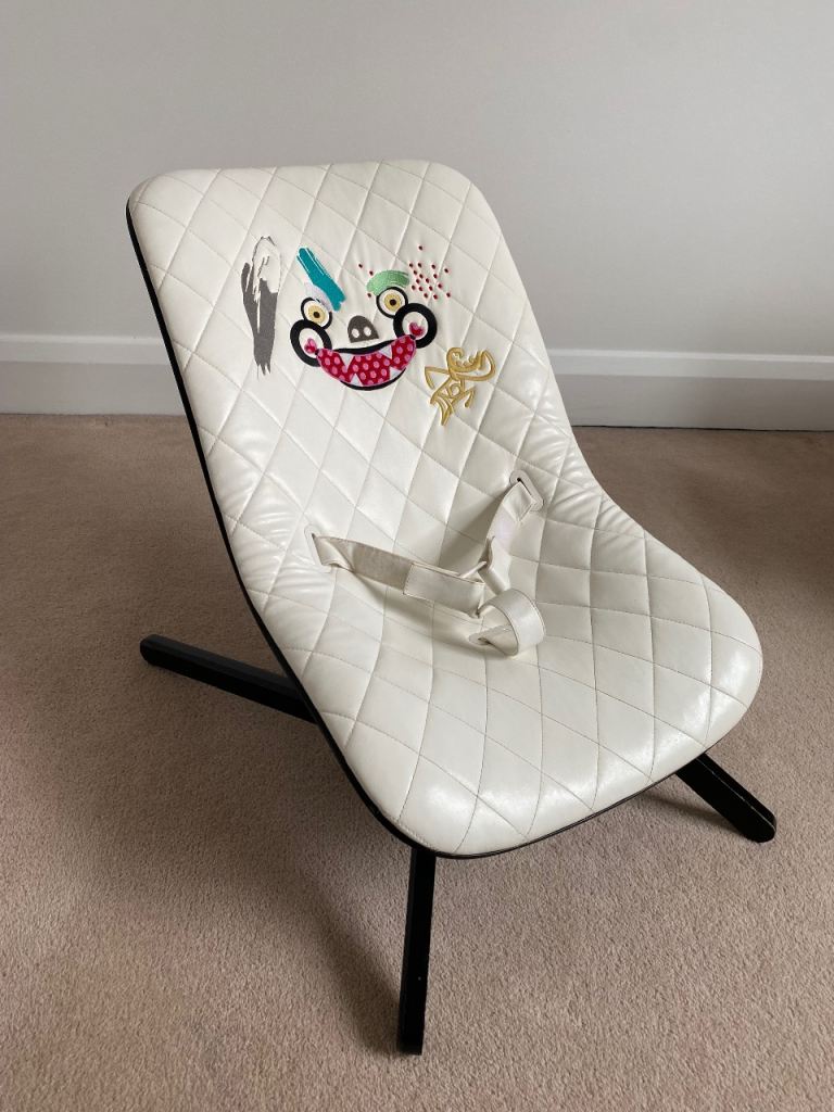 CYBEX Baby Bouncer Chair - White and Black, Good Condition