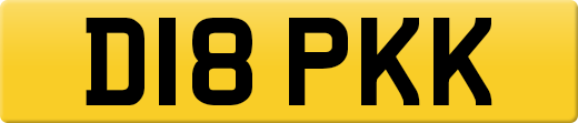 Personal car Private Number Plate for Sale – “D18 PKK” Dipak, Deepak, Dip, Dip Kaur Indian