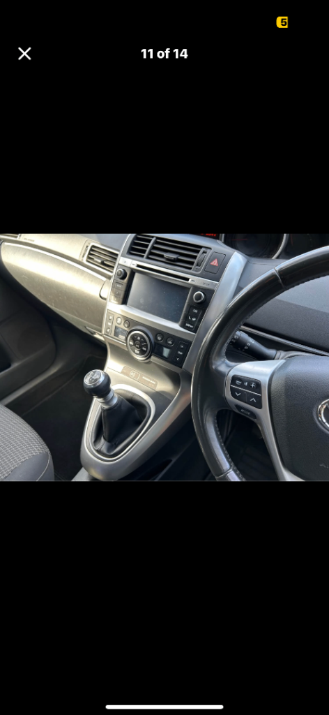 Toyota, VERSO, MPV, 2011, Manual, 1598 (cc), 5 doors