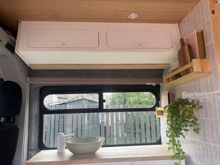 New Campervan overhead storage locker unit 120x25x25