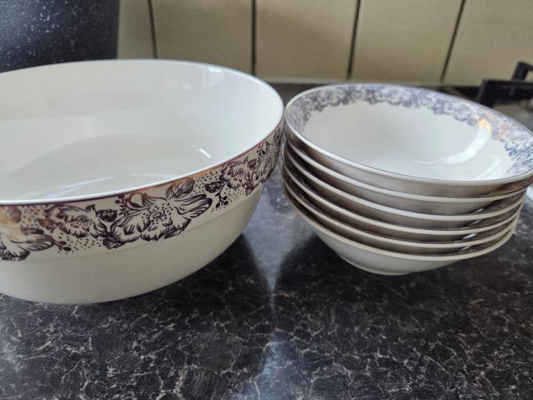 Desert set 6 bowls