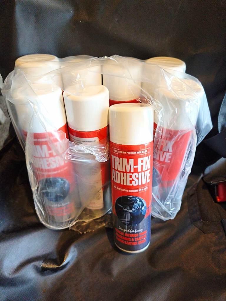 Car Trim Adhesive x8 cans £22