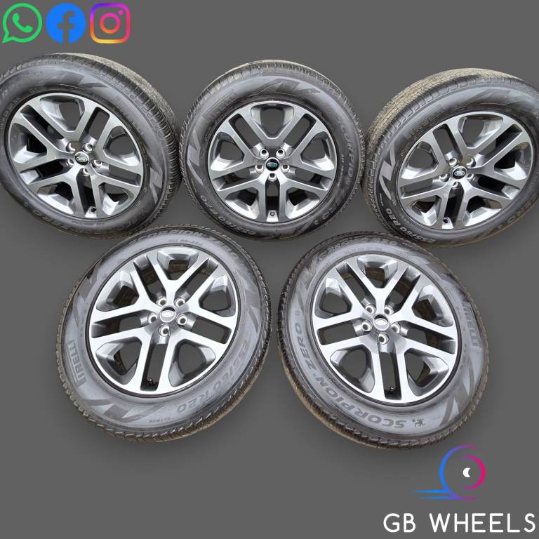 Land Rover Defender Alloy Wheels Style 5095 20" Genuine L663 90 110 Grey