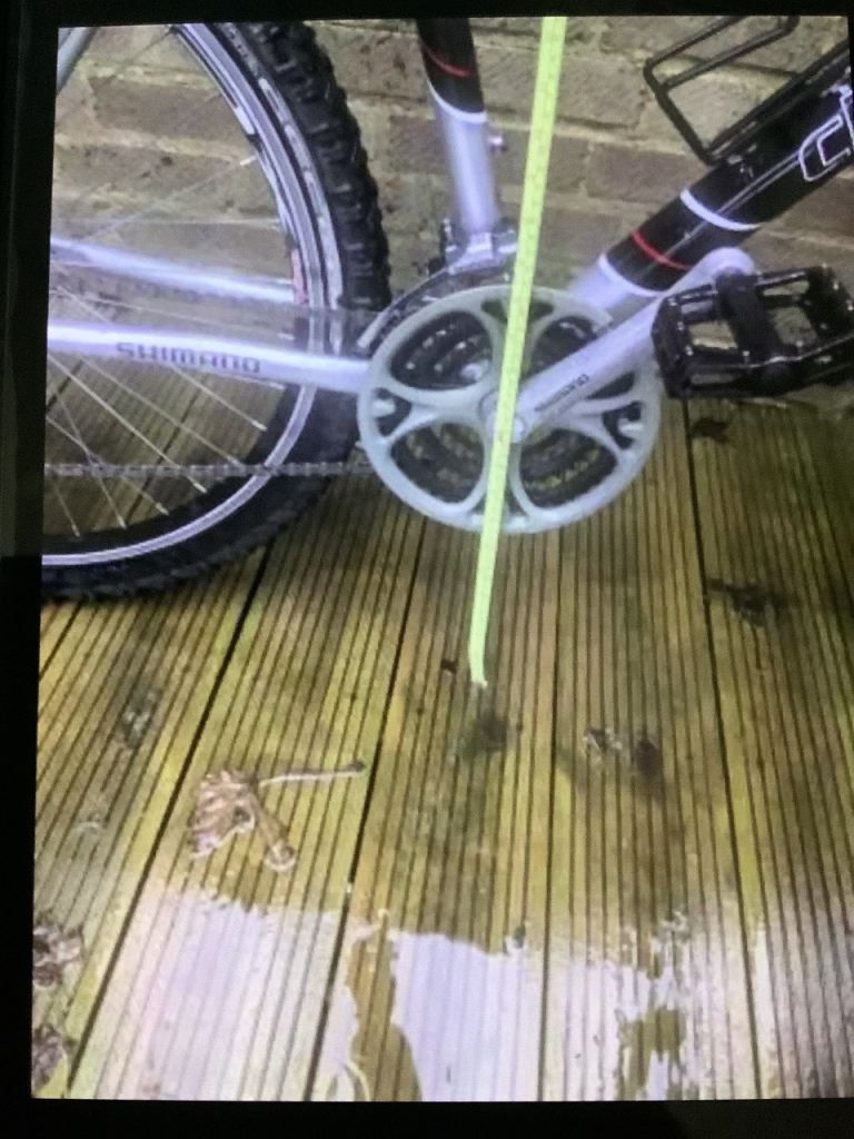 Man’s mountain bike