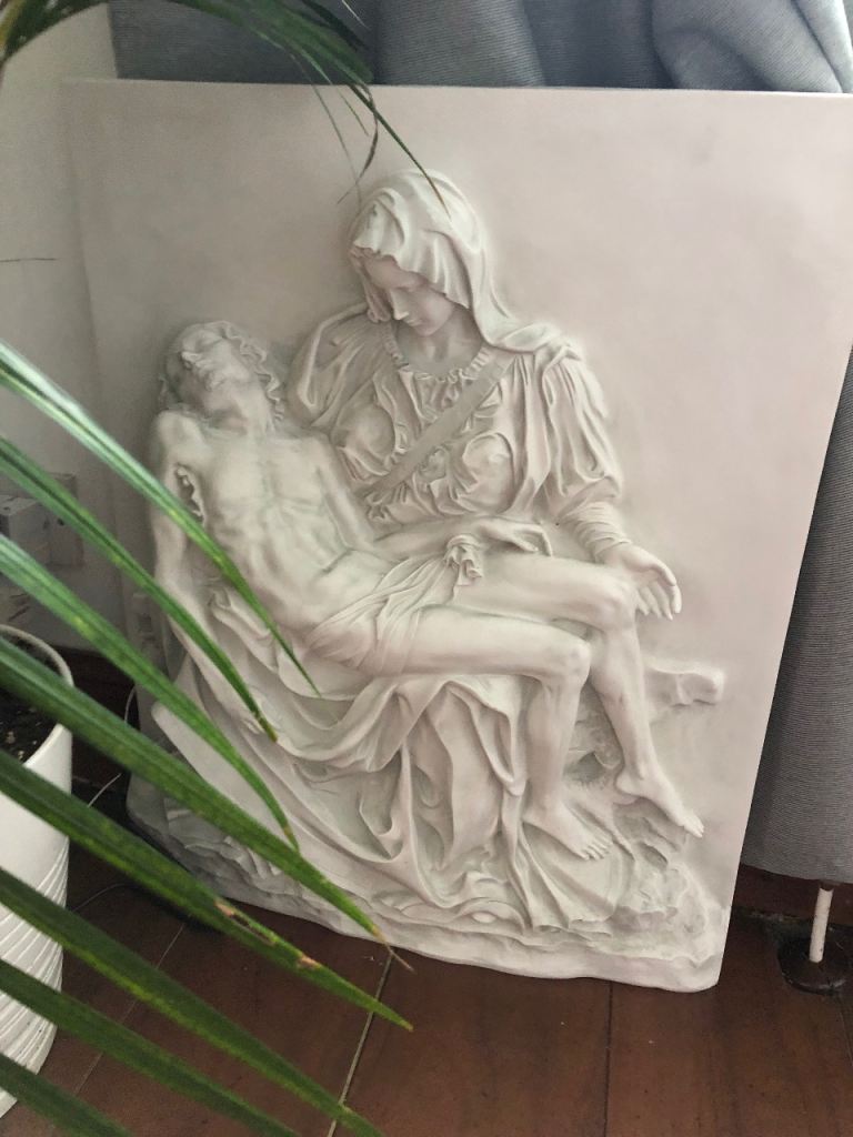 Pieta Sculpture Wall Art - New boxed 