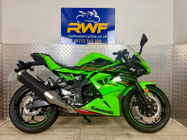 KAWASAKI 125 NINJA, 2024, ONLY 2 OWNERS & 5,491 MILES, FSH, EXCELLENT COND