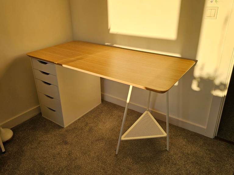 IKEA desk with drawer unit