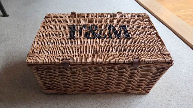 Fortnum & Mason wicker basket