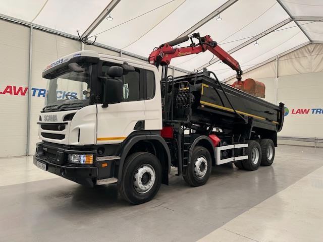 Scania P400 8x4 Steel Tipper Grab Manual