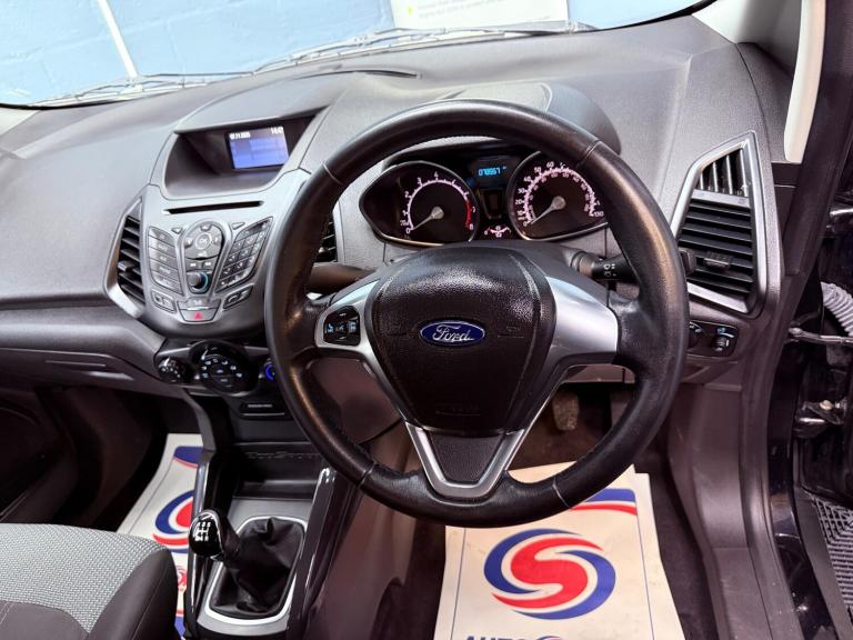 2016 Ford Ecosport 1.0T EcoBoost Zetec 2WD Euro 6 (s/s) 5dr HATCHBACK Petrol Manual